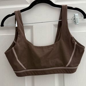 Offline By Aerie brown Goals Sweat Bra Size small